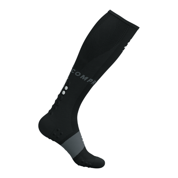 Tất chạy bộ Compressport Full Socks Oxygen - Đen (Black)