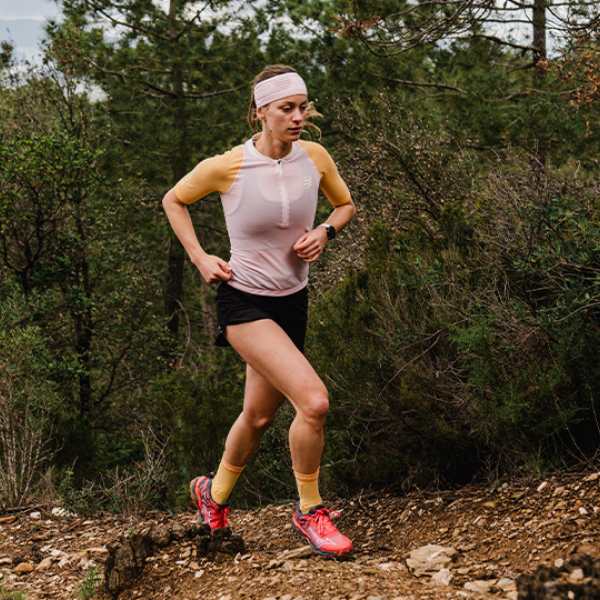 Băng đô thể thao Compressport Headband On/Off - Hồng (Roseate)