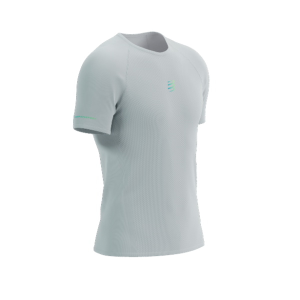 Áo Chạy Trail Nam Compressport Trail Racing SS Tshirt - Xám Gray/Violet