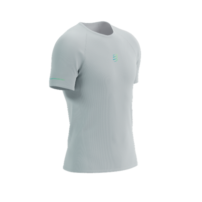 Áo Chạy Trail Nam Compressport Trail Racing SS Tshirt - Xám Gray/Violet