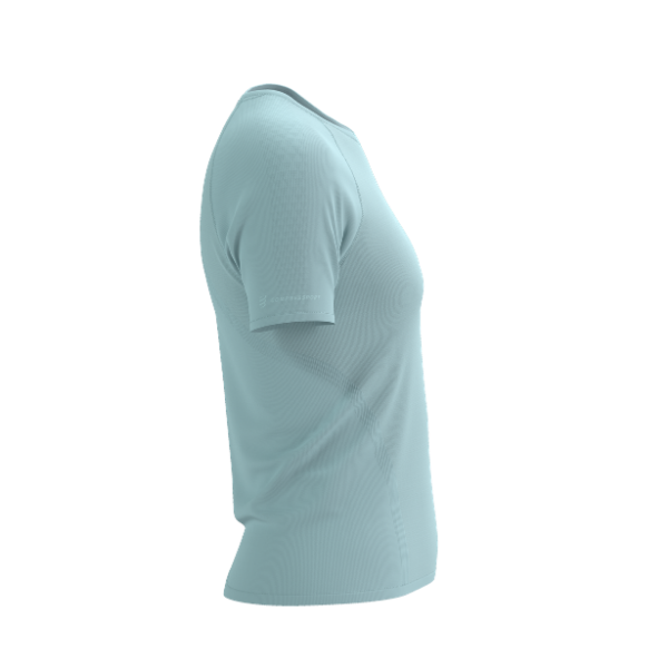 Áo Chạy Trail Nữ Compressport Trail Racing SS Tshirt - Xanh Ether