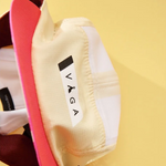 VAGA - Feather Racing Cap - Poster Pink/Pale Yellow/White/Bordo