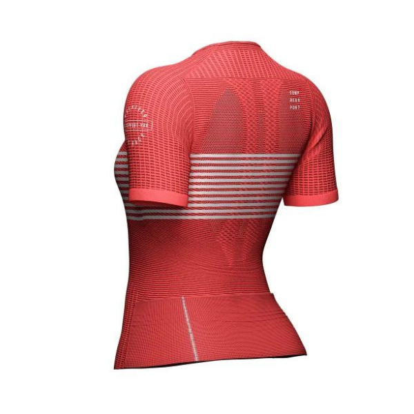 Áo ba môn Nữ Compressport Tri Postural SS Top - Hồng (Coral)