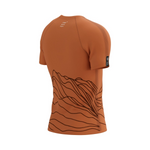 Compressport Men's Training SS Tshirt - Rust/Black