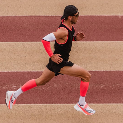 Tất chạy bộ Compressport Full Socks Oxygen - Đỏ (Fluo Red)