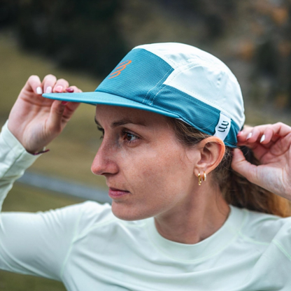 Mũ Compressport 5 Panel Light Cap - Xanh (Stargazer/Aqua)