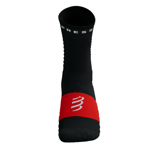 Tất chạy Trail Compressport Ultra Trail Socks v2.0 - Đen/Đỏ (Black/Red)