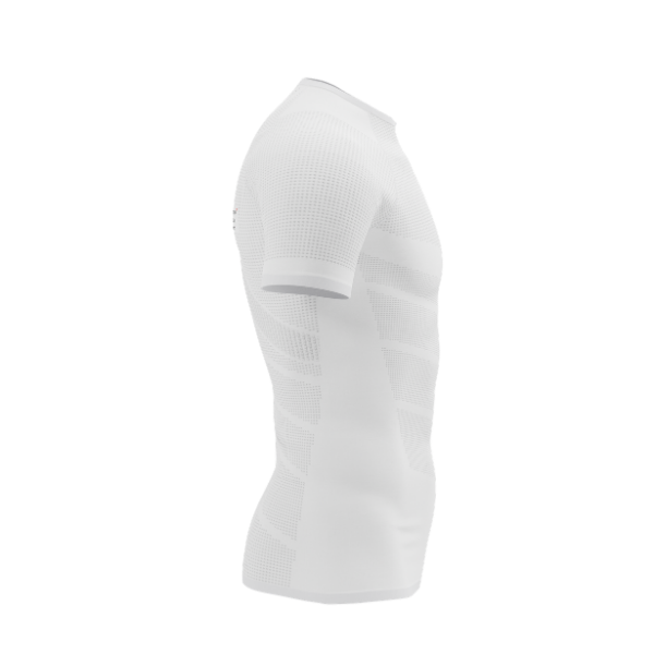 Áo Chạy Bộ Nam Compressport On/Off SS TShirt - Trắng (White)