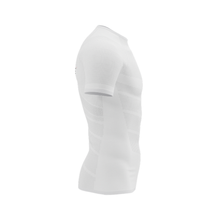 Áo Chạy Bộ Nam Compressport On/Off SS TShirt - Trắng (White)
