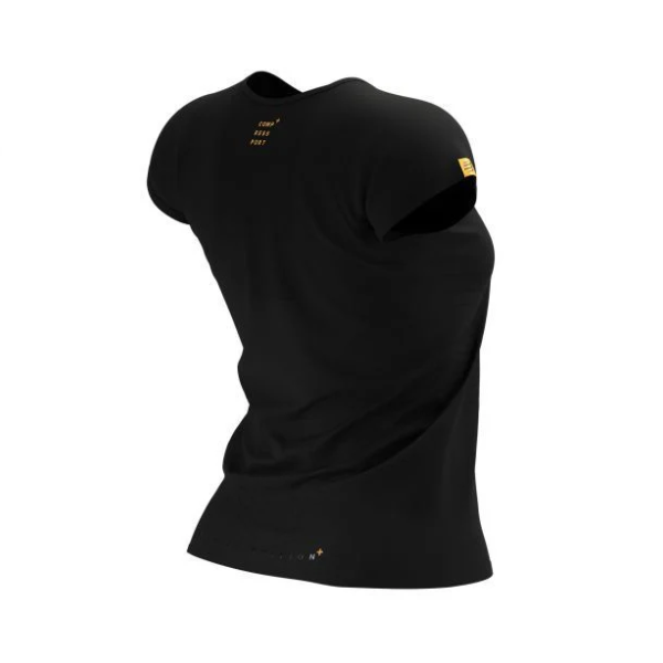 Áo chạy bộ Nữ Compressport Performance SS Tshirt - Black Edition 2022