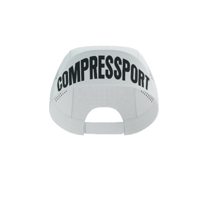 Mũ chạy bộ Compressport Pro Racing Cap - Trắng (White)
