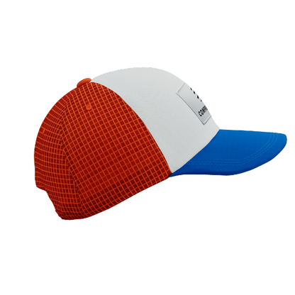 Mũ Chạy Bộ Compressport Trucker Cap 6P - Blue/White