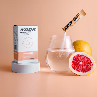 Bột Năng lượng Koda Electrolyte Stick Display Pack - Vị Bưởi (Grapefruit)