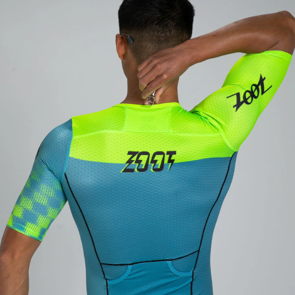 Zoot Men's LTD Cycle Aero Jersey - Electric