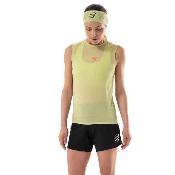 Áo chạy Trail Nữ Compressport Trail Racing Tank - Xanh (Nile)