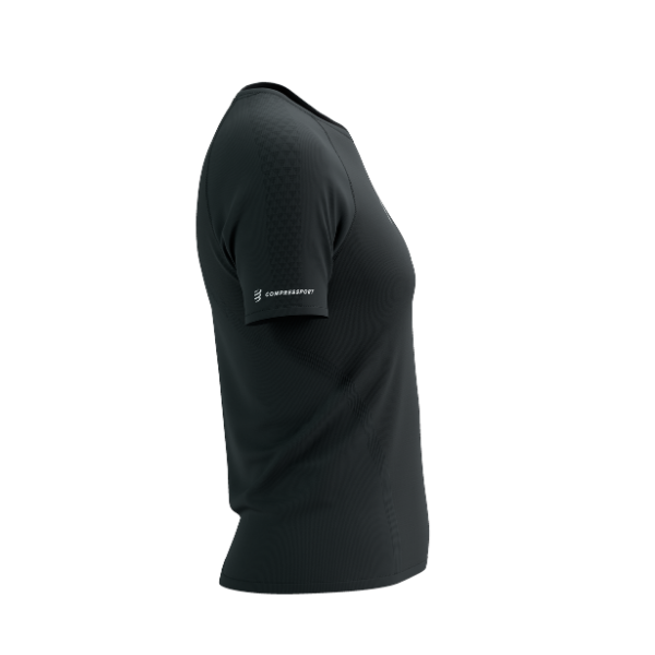 Áo Chạy Trail Nữ Compressport Trail Racing SS Tshirt - Đen (Black)