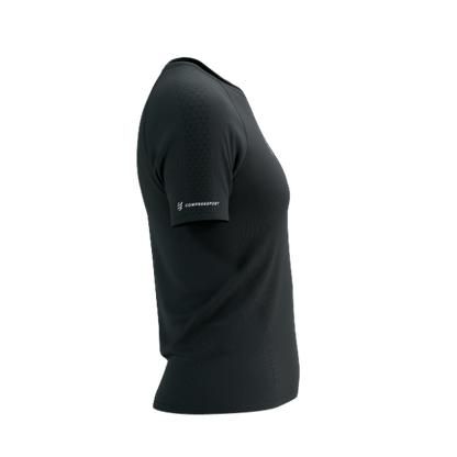 Áo Chạy Trail Nữ Compressport Trail Racing SS Tshirt - Đen (Black)