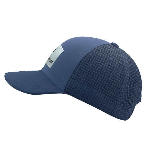 Mũ chạy bộ Compressport Trucker Cap 6P - Xanh (Indigo)
