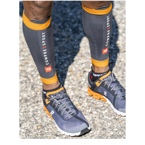 Compressport Calf Sleeves R2 3.0 - Magnet/Autumn Glory