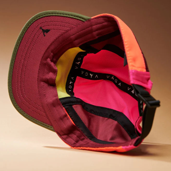 Nón VAGA - Club Cap - Green/Wine Red/Neon Pink/Neon Orange