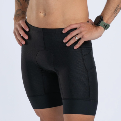 Quần ba môn Nam Zoot Elite Tri 8" Short - Đen (Jet Black)