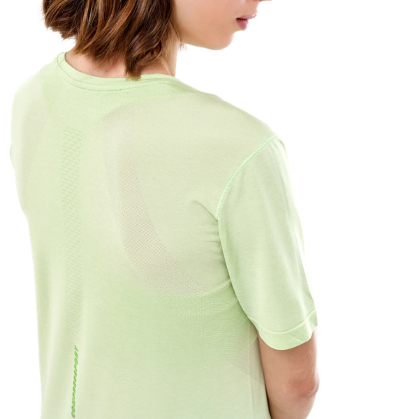 Áo Chạy Bộ Nữ Compressport Performance SS Tshirt - Xanh Lime