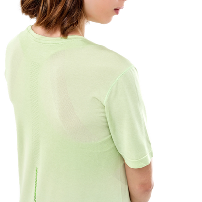 Áo Chạy Bộ Nữ Compressport Performance SS Tshirt - Xanh Lime