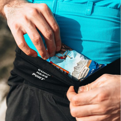 Đai chạy bộ Compressport Unisex's Free Belt Mini - Đen (Black)