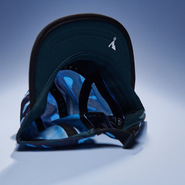 Nón VAGA - Patterned Cap - Black/Khaki Green/Postal Blue