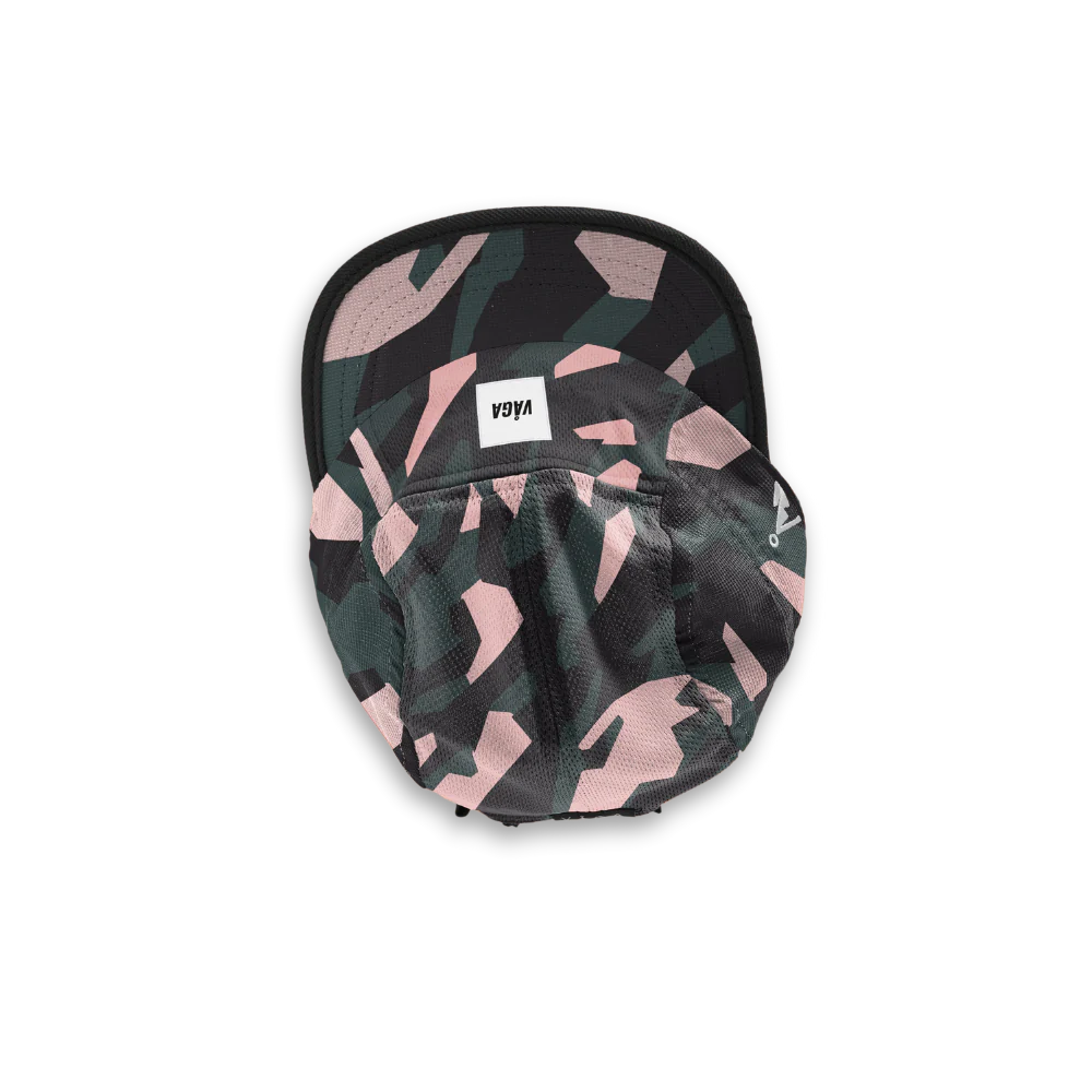 Nón VAGA - Patterned Cap - Black/Khaki Green/Pink