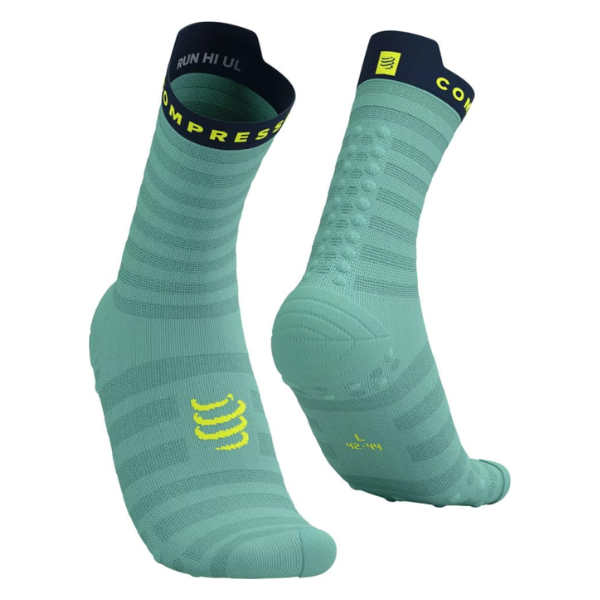 Compressport Pro Racing Socks v4.0 Ultralight Run High - Shell Blue