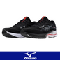 Giày chạy bộ Nam Mizuno Wave Rider 27 - Đen (Black/Nickel/Cayenne)