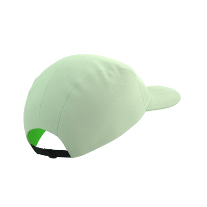 Mũ Chạy Bộ Compressport 5 Panel Light Cap - Xanh Lime