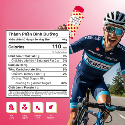 Gel năng lượng Lecka Energy Gel - Vị Chanh Dây