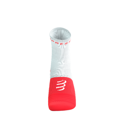 Tất chạy bộ Compressport Pro Marathon Socks v2.0 - Đỏ/Trắng (Fluo Red/White)