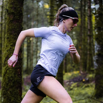 Áo chạy Trail Nữ Compressport Trail Racing SS Tshirt - Tím (Jacaranda)