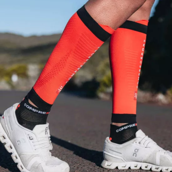 Băng bảo vệ bắp chân Compressport Calf Sleeves R2 3.0 - Đỏ (Red/Black)