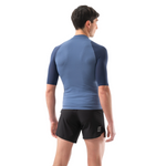 Áo chạy Trail Nam Compressport Trail Racing Postural SS Top - Xanh (Indigo/Blues)