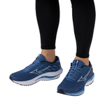 Giày chạy bộ Nam Mizuno Wave Inspire 20 2E - Xanh (Federal Blue/White/Alaskan Blue)