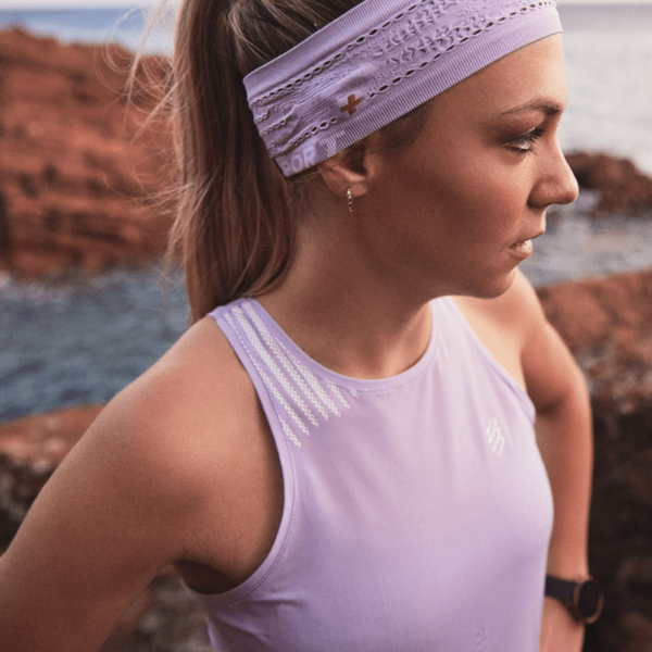 Áo chạy bộ Nữ Compressport Performance Singlet - Tím (Orchid Petal/Purple)