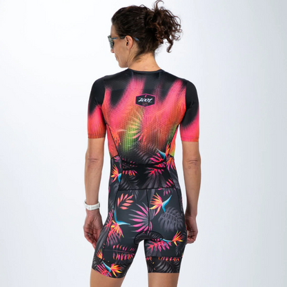 Đồ ba môn Nữ Zoot Ltd Tri Aero Fz Racesuit - Tropical Magic