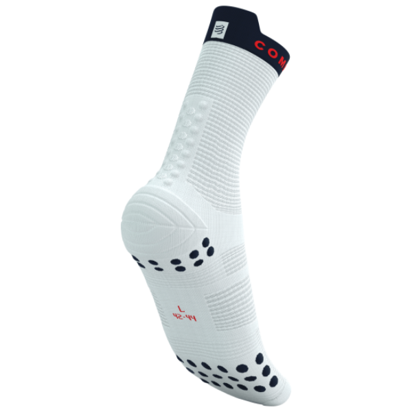 Compressport Pro Racing Socks v4.0 Run High - White