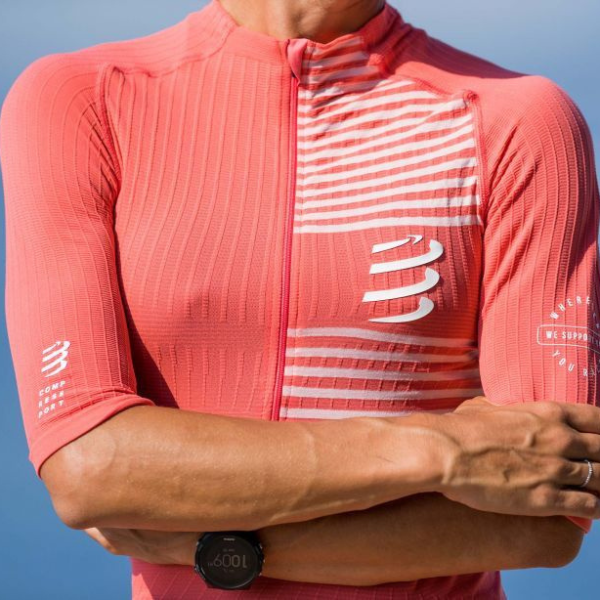 Compressport Women's Tri Postural SS Top - Coral