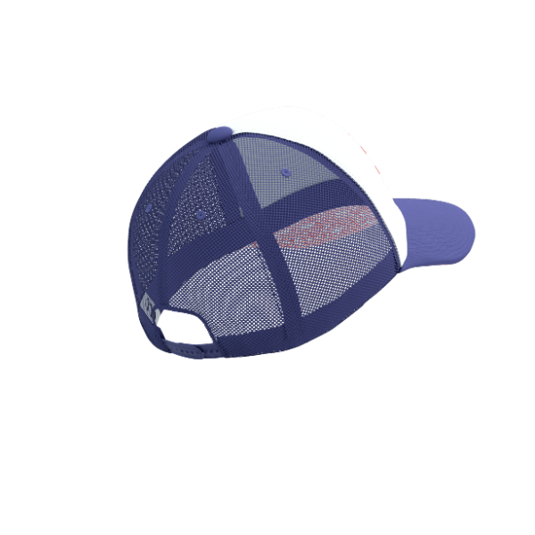 Mũ Chạy Bộ Compressport Trucker Cap - Orient Blue/Star White