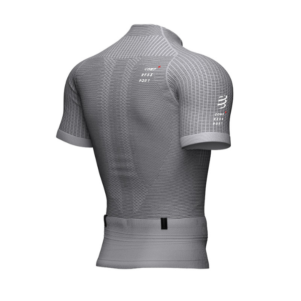 Compressport Men's Trail Postural SS Top - Alloy/Primerose