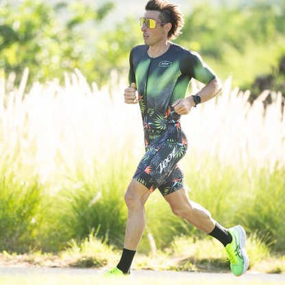 Đồ ba môn Nam Zoot Ltd Tri Aero Fz Racesuit - Tropical Magic