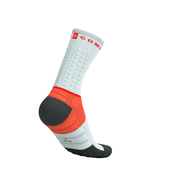 Tất Chạy Trail Compressport Ultra Trail Socks V2.0 - Gray Violet/Tigerlily