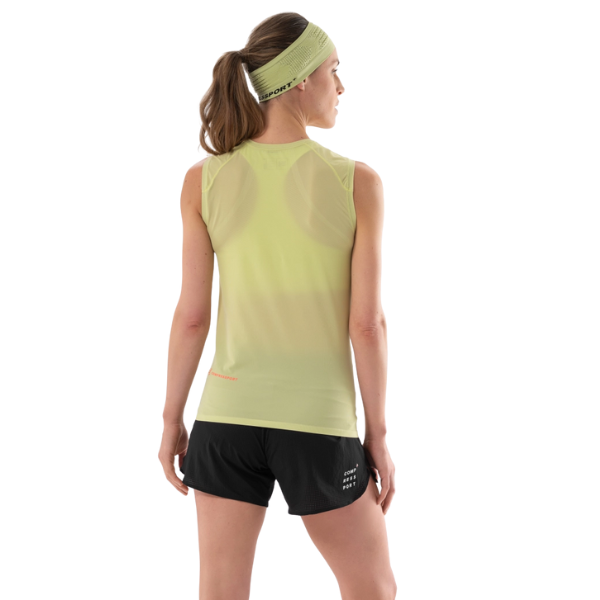 Áo chạy Trail Nữ Compressport Trail Racing Tank - Xanh (Nile)