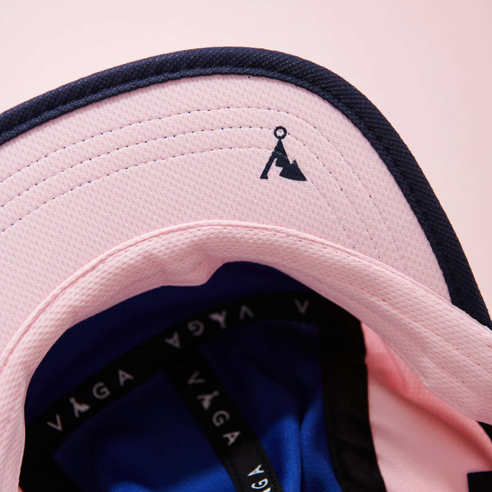 Nón VAGA - Club Cap - Royal Blue/Bright Yellow/Pale Pink/Navy Blue