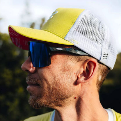 Mũ Compressport Trucker Cap - Vàng (Safe Yellow/White)